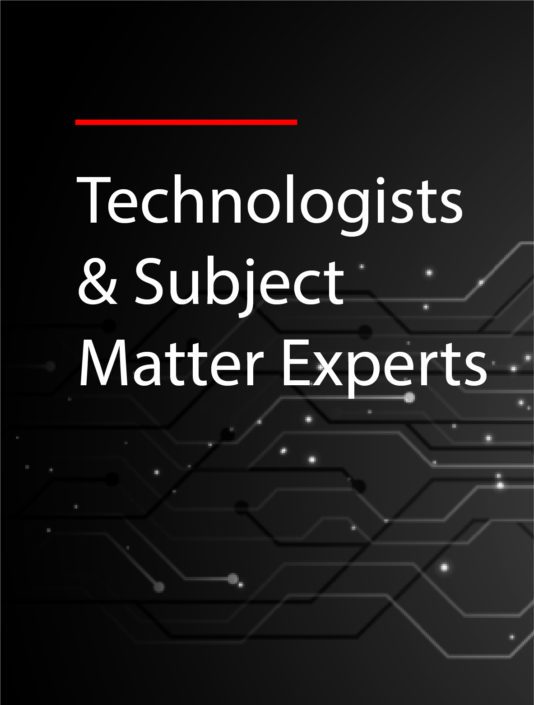 Technologists and Subject Matter Expertsv2